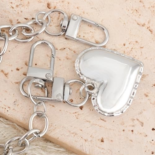 Image of 8 Ball Dice Charm Keychain - Cute Bag Purse Handbag Accessories - Y2K Aesthetic Key Chain for Women Men
