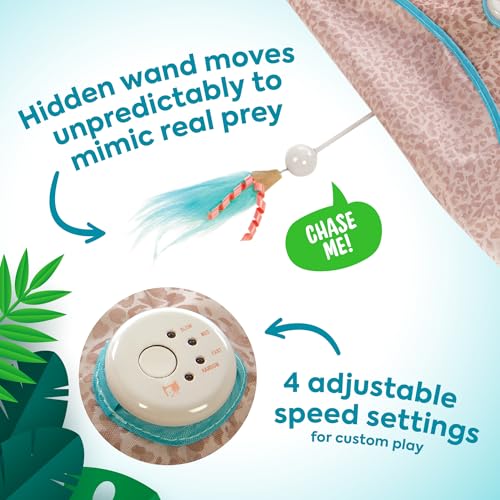 SmartyKat Hidden Hijinks Automatic Teaser Wand Cat Toy — view 2