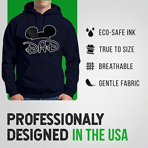 Family Couple Matching Outfits Mickey Dad Minnie Mom Popular Hoodie Set 14