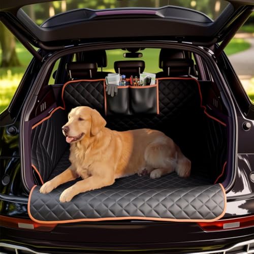 Car Boot Cover for MG Pilot 2020-2026, Waterproof Interior Cargo Area Protection Washable Anti-Slip Pet Supplies Accessories,Orange