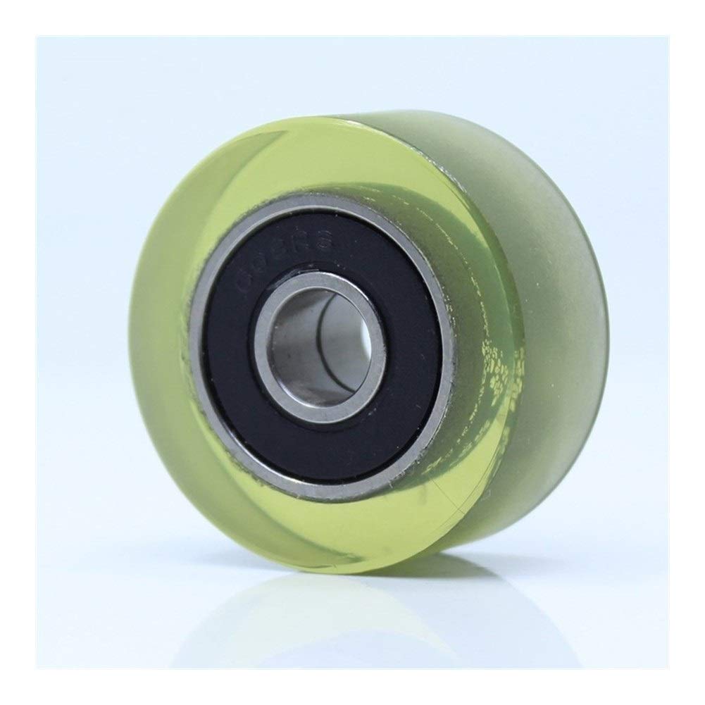 Roulement PU 608 anti-vibration et silencieux 8 x 32 x 14 mm à double roulement à billes