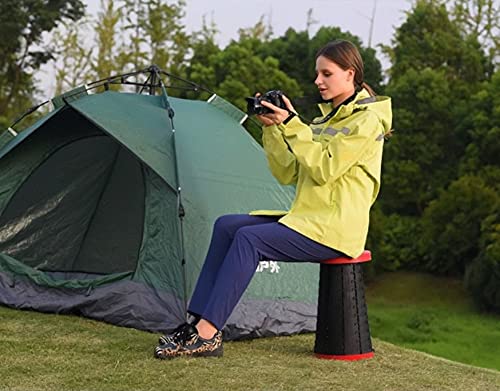 Jebblas Portable Stool Adjustable Camping Folding Stool Telescoping Stool Collapsible Stool For Fishing Hiking Bbq Camping Gargening Picnics Foldable Stool For Adult #TOP4