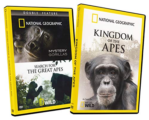 National Geographic Apes Pack (Mystery Gorillas / Search for the Great Apes / Kingdom of the Apes)