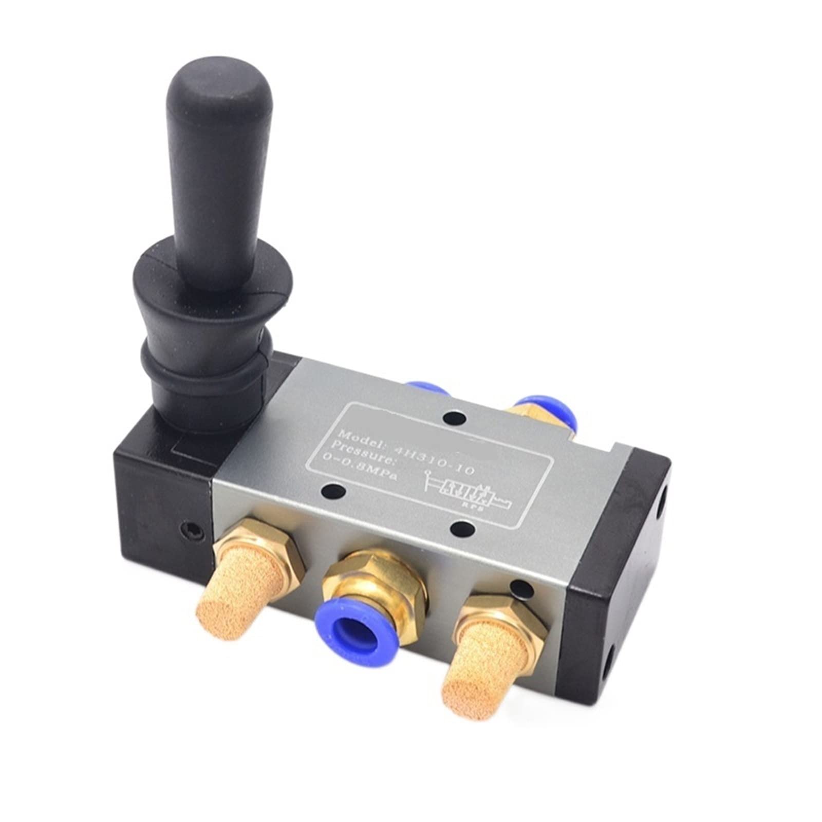 HDPHCRIUN 4h210 08 Pneumatic Switch Manual Valve Hand Wrench 4H310 Control 5/2 Way 4H210 1Pcs(4h310-10,With 12mm fittings)