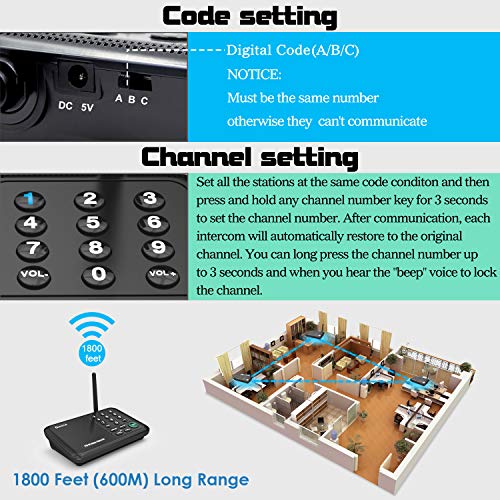 Qniglo LD666 Intercoms Wireless For Home thumb #5