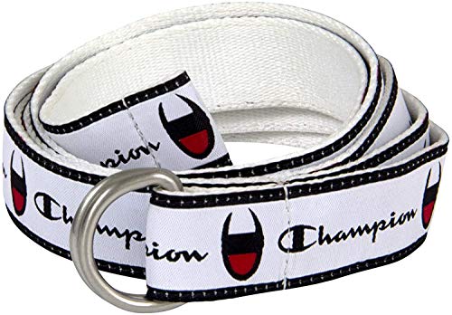 Champion Cadet D Ring Belt White One Size