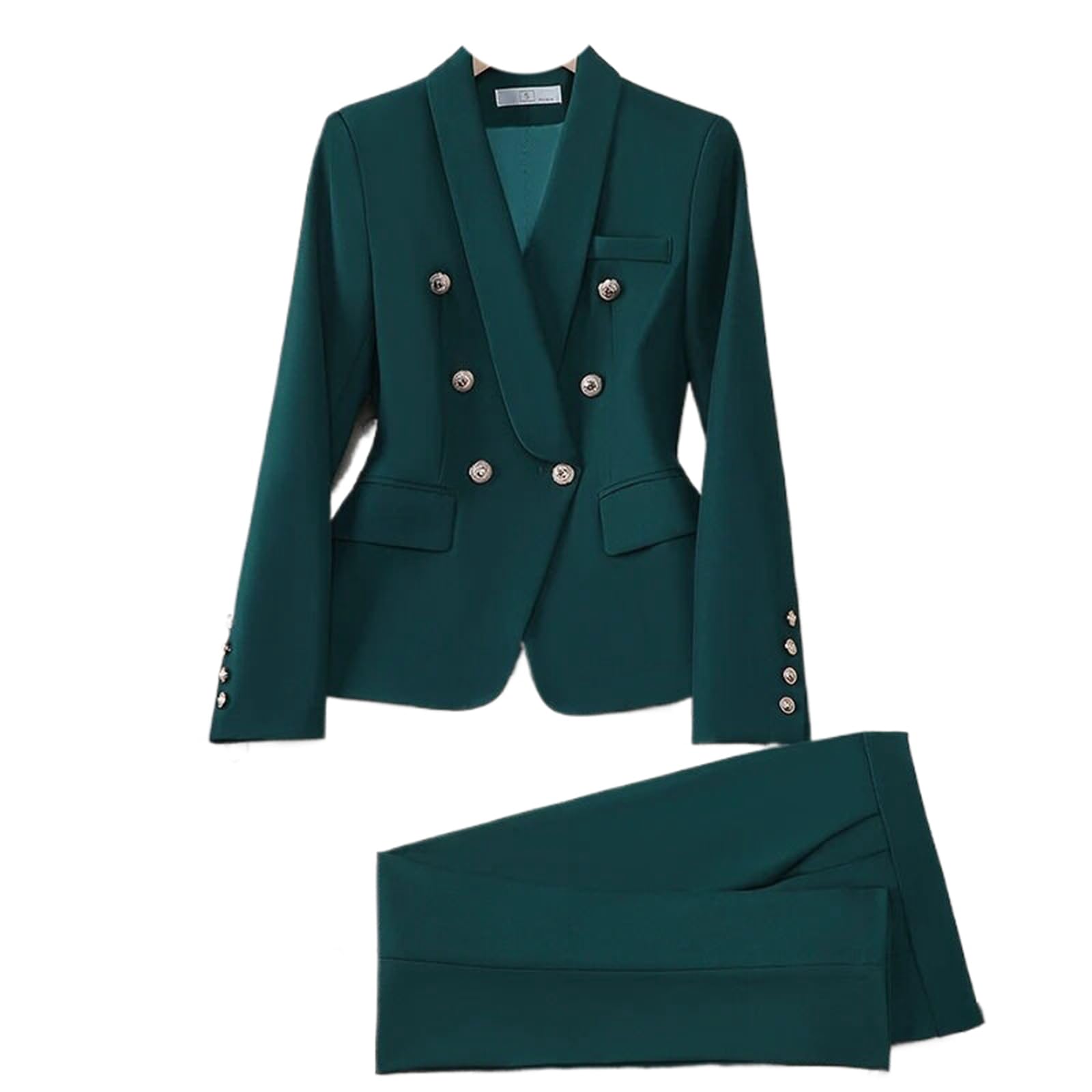 Female Uniform Business Suits Pants Elegant Office Blazer Set for Women Work Wear Pants Suit