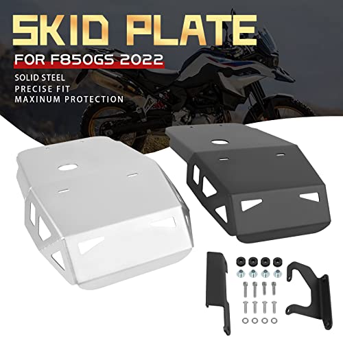 Image of Worldmotop Chassis Engine Skid Plate Compatible with BMW F750GS F850GS ADV F750 GS F850 GS 2022 2023 Motorcycle Skidplate Protective Frame Guard Cover (For Sliver 2022+)