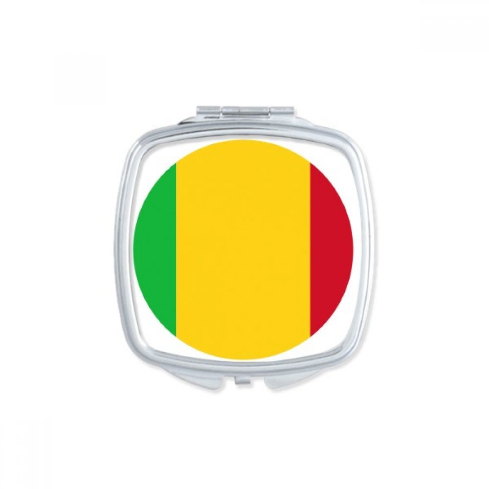 Miroir de poche compact motif emblème des Maldives pour maquillage