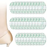 LxwSin Ovaler Blasenp, 40 Stück Blasenp Ferse, Unsichtbare Wasserdichte Gel Blase Fuß für Zehen, Fersenschutz und Finger (Transparent, 69 x 44 mm)