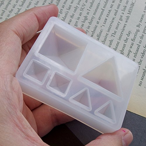 Amazon.co.jp: Craft Tamago 【1個】シリコン型 モールド 四角錐＆三角