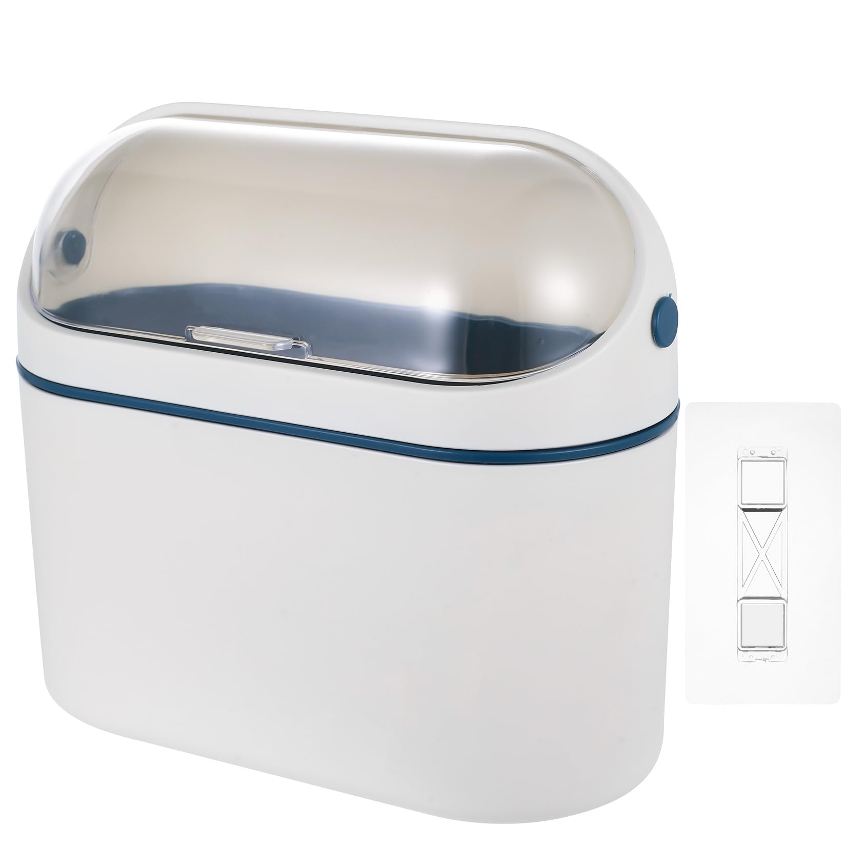 Poubelle Suspendue 4 L avec Couvercle pour Cuisine Armoire Placard