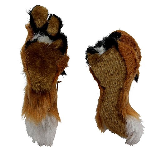 Kurt S. Adler Kurt Adler 4.5-Inch Plush Set Of 2 Fox Ornaments, Brown, 2 Piece #TOP6