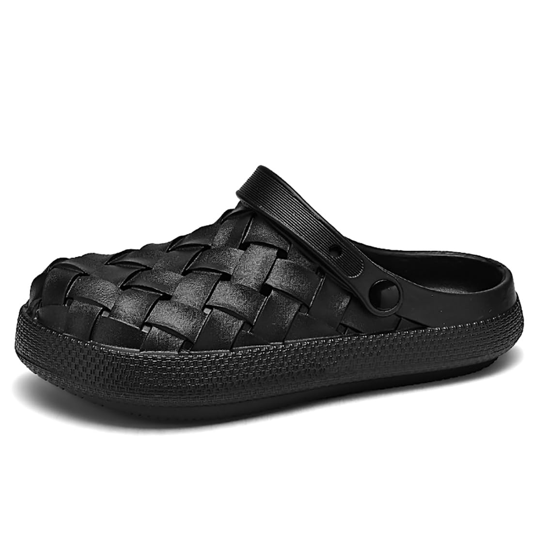 【71%OFF+50%OFF】【670円】 SIXSPACE 厚底 幅広 クロッグサンダル