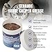 Calvana 2-Pack 4oz Ceramic Brake Caliper Grease Full Synthetic Formula - Noise Elimination, Rust Protection, -40°F to 3000°F Heat Resistance