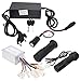 Alomejor Motorcontroller-Kit 24V 250W Elektrocontroller-Kit für E-Bike-Elektroroller EU-Ladegerät 100-240V