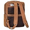 STILORD 'Guido' Exklusiver Business Lederrucksack mit Laptop-Fach 15,6 Zoll - Vintage Rucksack aus hochwertigem Echtleder zeitloses Design, Farbe:tan - dunkelbraun #5