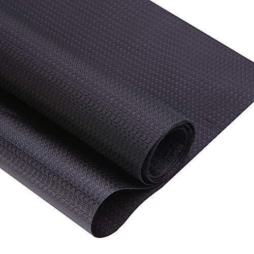 Versatile 420D Oxford Cloth Fabric with PU Coating: Lightweight, Waterproof, and Durable Material for Bags, Outdoor Gear, Tents, and Home Projects, 59 Inches Wide(Black,Pre-Cut 36'x59')