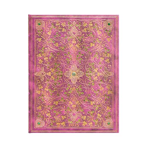 Diamond Jubilee (Sangorski & Sutcliffe) Ultra 12-Month Verso Hardback Dayplanner 2025 (Elastic Band Closure)
