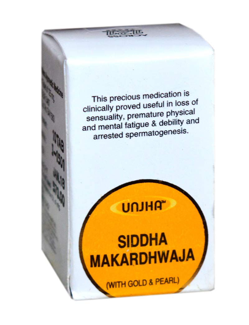 Unjha Siddha Makardhwaja (with Gold & Pearl) Pack of 10 Tabs (B07KS34L18) Amazon Price History, Amazon Price Tracker