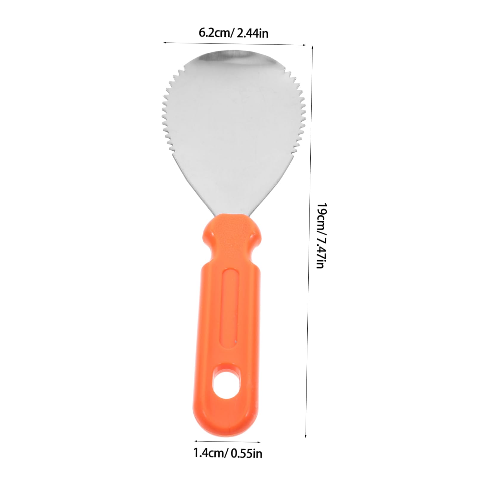 DECHOUS Manual Stainless Steel Pumpkin Corer Scoop Tool for Removal Compact Kitchen Gadget for Effortless Pumpkin Preparation and Versatile Vegetable Handling