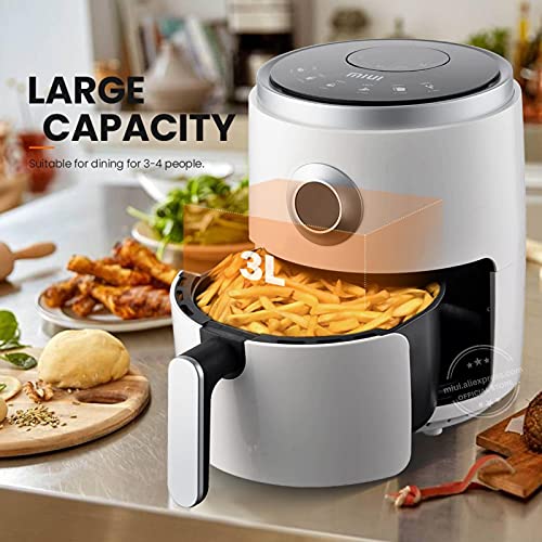 YTTS 3L Ölfreie Heißluftfritteuse Digital Touch Elektrische Fritteuse MI-Cyclone 360 ° Backtoaster Pommes Frites… – Bild 3