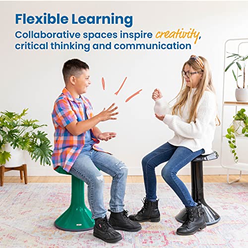 Image of ECR4Kids ACE Active Core Engagement Wobble Stool, 18-Inch Seat Height, Flexible Seating, Green
