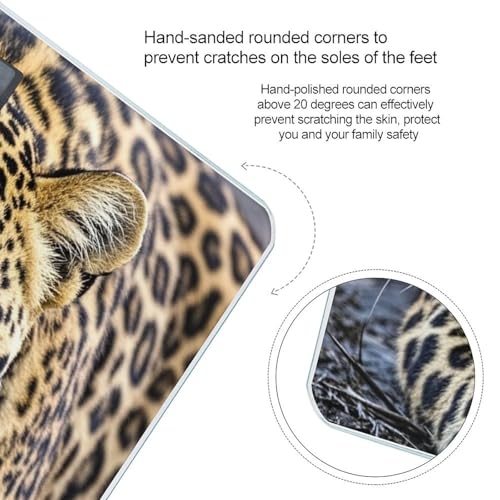 Balanza Digital de Baño con Diseño Leopardo Africano miniatura 4
