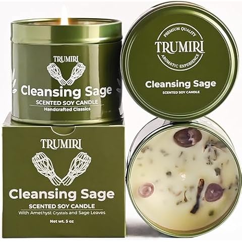 TRUMIRI Sage Candle Smudge Kit Cover