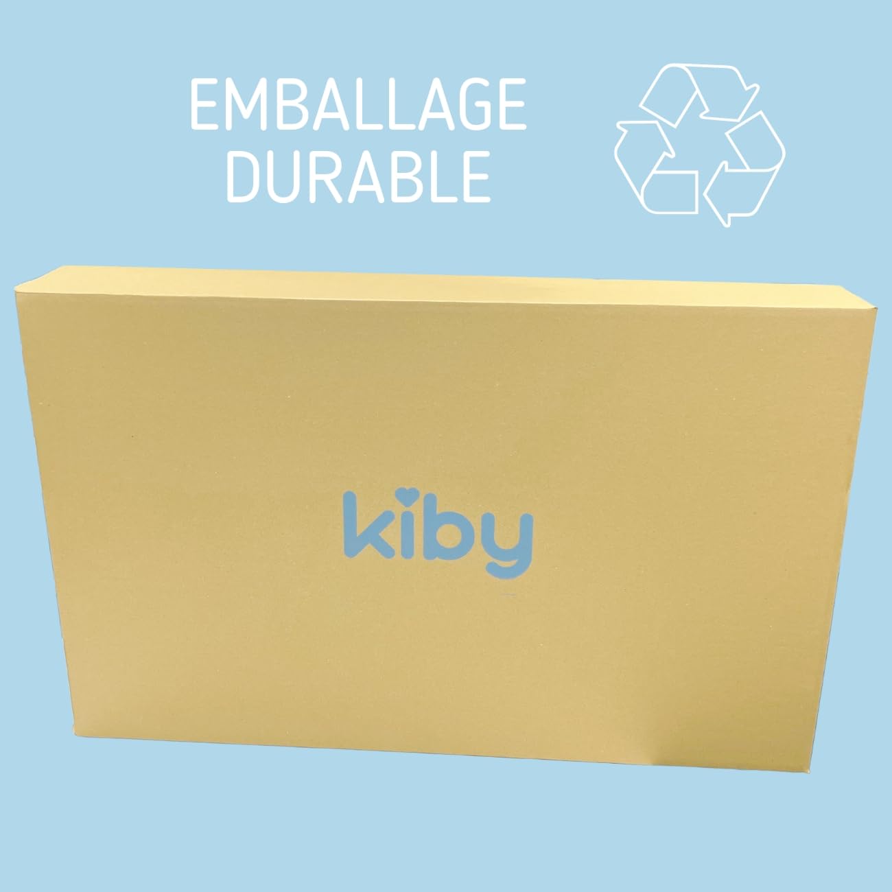 Kiby® Matelas pour lit Parapluie (certifié Oeko-TEX® & CERTIPUR™) en Aloe Vera, Enroulable de 4 cm d'epaisseur