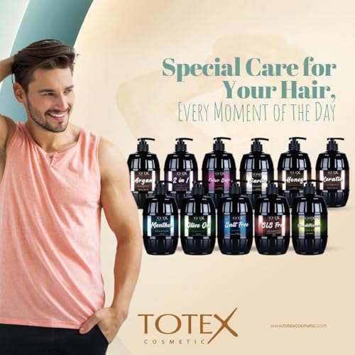 Totex Premium Haarpflege Shampoo 750ml (Keratin) – Bild 4