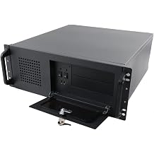 4U Server Case Rackmount Computer ATX/M-ATX/Mini-ITX Chassis, 2x USB 2.0, 7x 3.5 HDD Bays, 2x 5.25 Drive Ways, 1x 120mm Fan Included