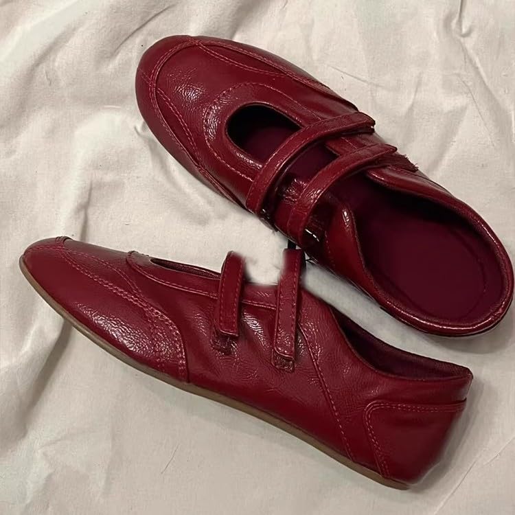 Sneakerina Ballet Sneaker Shoes For Women Girls Flats Cute Casual Lightweight Running Soft - Y2K Retro Non Slip Tennis & Racquet Sport Preppy Elegant Athleisure Trending Fashion Comfortable Walking2