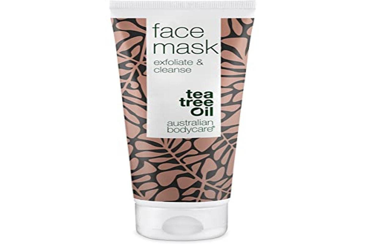 Australian Bodycare Face Mask 100ml - Tea Tree Face Mask | Deep Pore Cleanser | Detox Clay Mask for Women & Mens Skincare | Blackhead & Pores Exfoliating & Antibacterial | Acne Friendly | Vegan