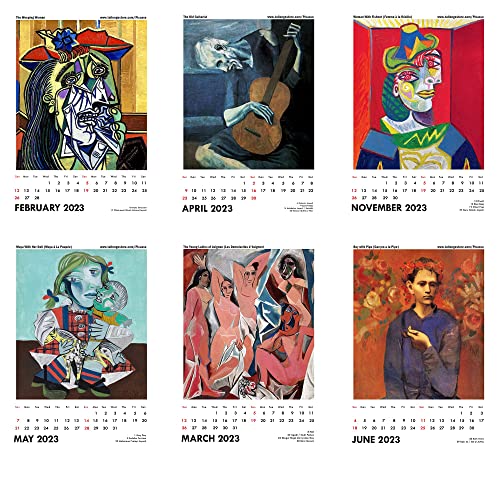 Image of Tallenge - Pablo Picasso - 2026 Wall Calendar - 12 x 17 Inches for Home & Office (Paper, Wall Calendar)