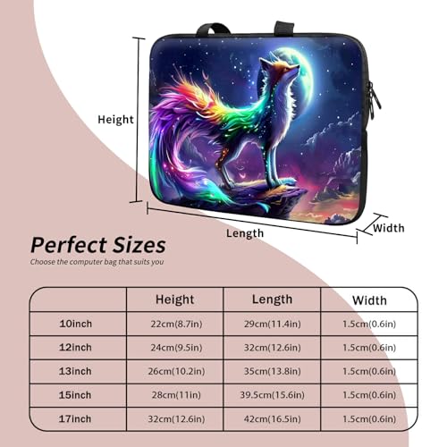Funda universal para laptop/tablet de 10 pulgadas Mythical Fox miniatura 3