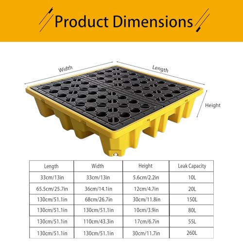 Evite derrames de aceite usando la plataforma modular industrial para almacenamiento 2