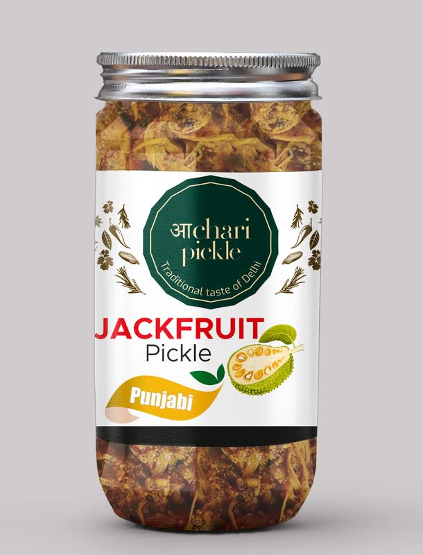 Punjabi Jackfruit Pickle Homemade Fresh Jackfruit/Kathal Ka Aachar(400G) - Mother’s Recipe | Organic North Indian Pickle | Jackfruit Pickle | Traditional Home Made Achaar