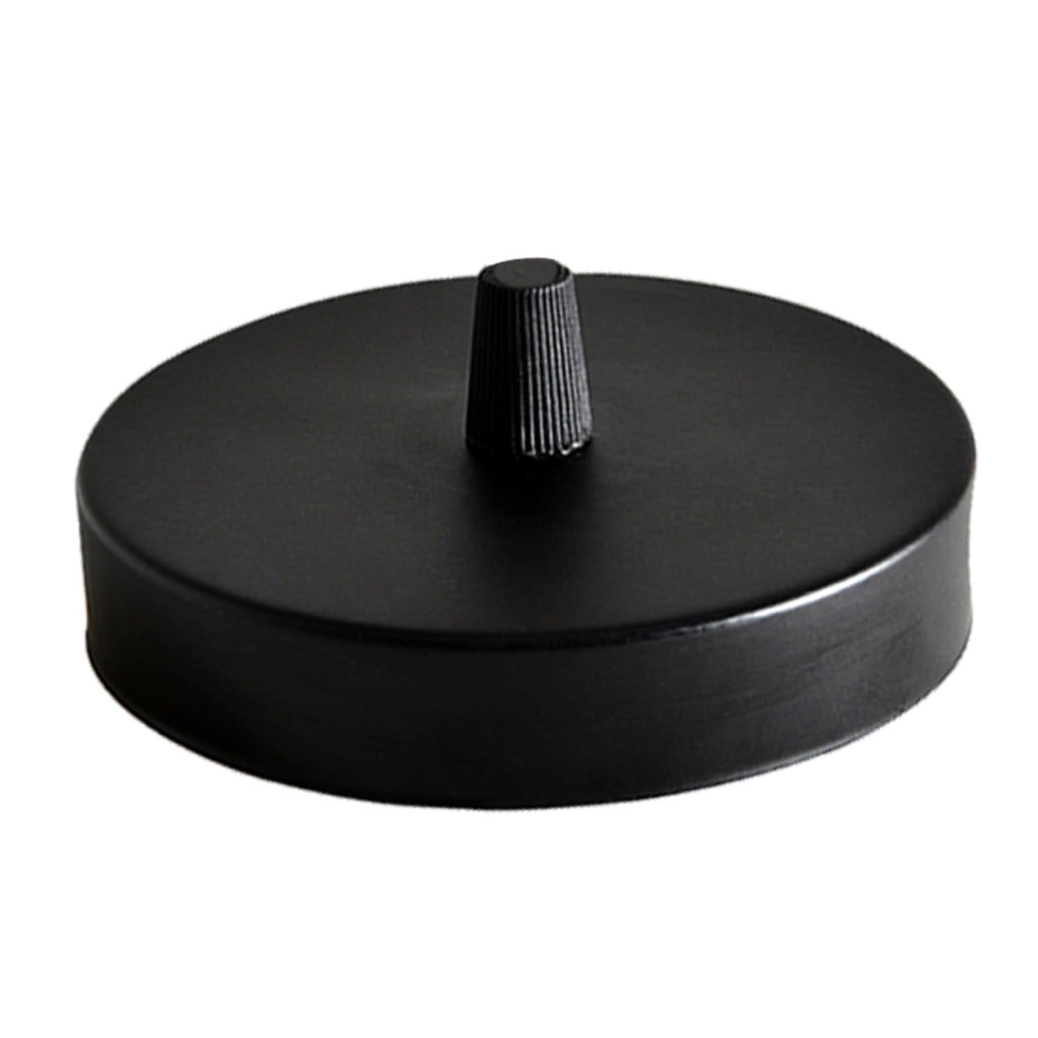 Ceiling Rose 1 Outlet 120mm Black Pendant Light Metal Durable Canopy Plate