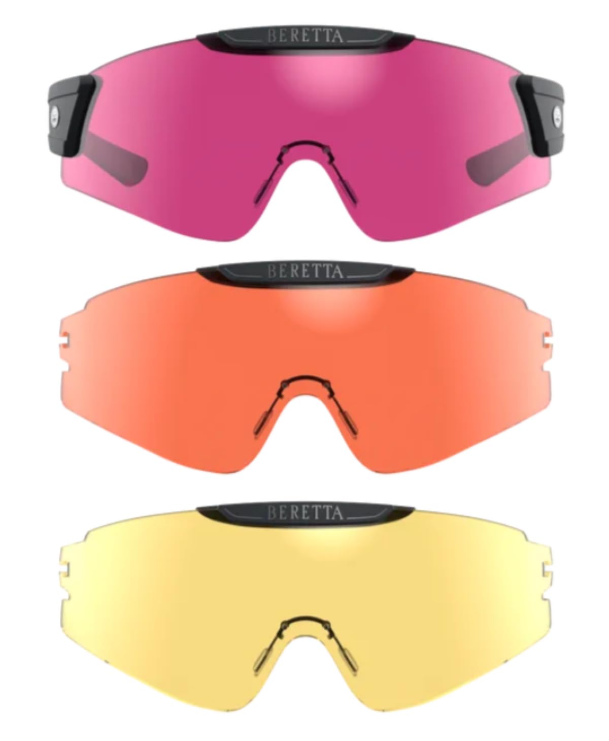 BERETTA INTERMASK EYEGLASSES Yellow & Magenta & Orange OSFA