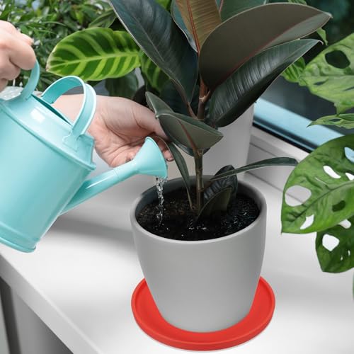 Soucoupes rondes en céramique PATIKIL blanches de 11,4 cm pour pot - 6