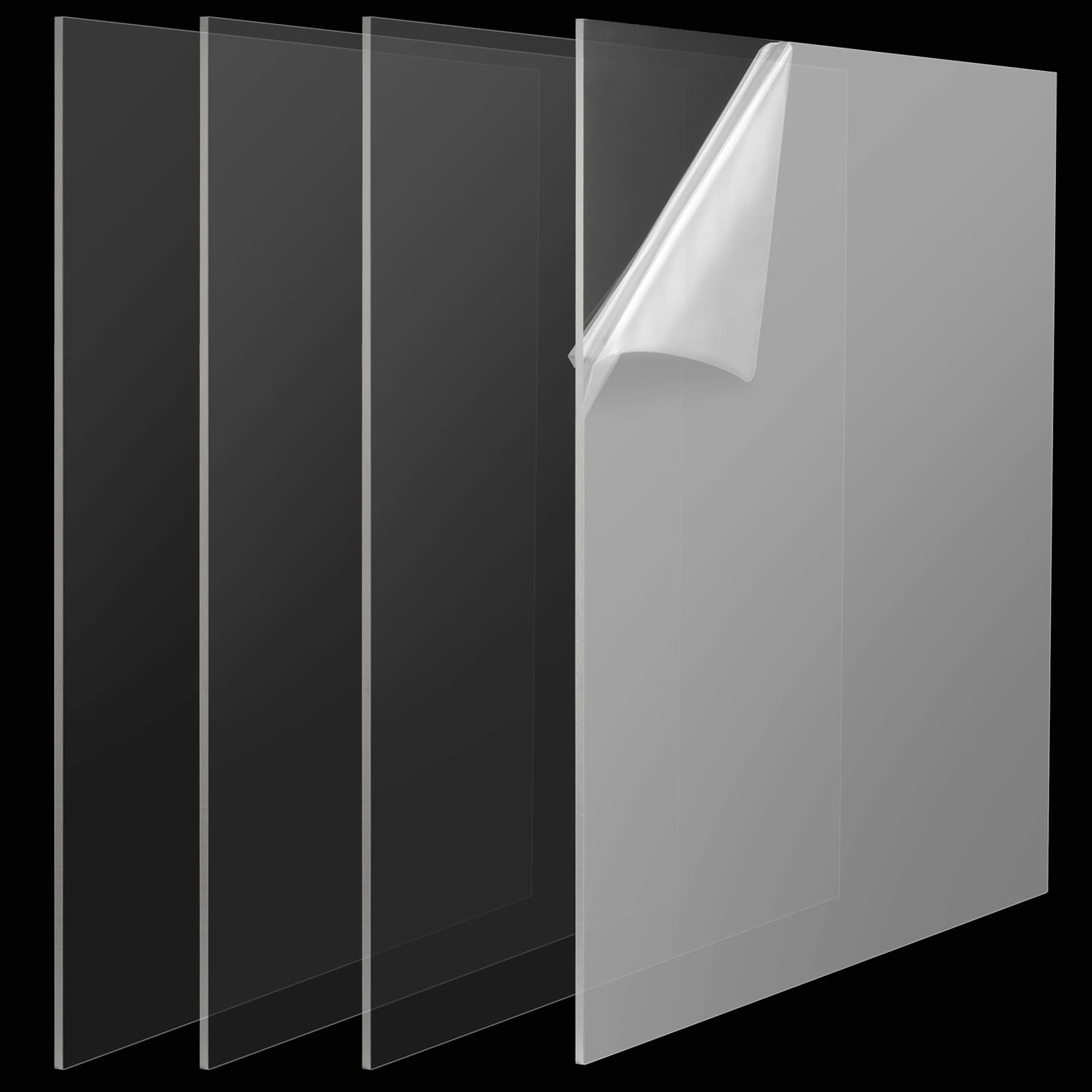 2 Lastre In Plexiglass Trasparente 42x29 Cm - Spessore 2 Mm - Ideale Per Fai Da Te, Decorazioni E Progetti Artistici - Foto 10