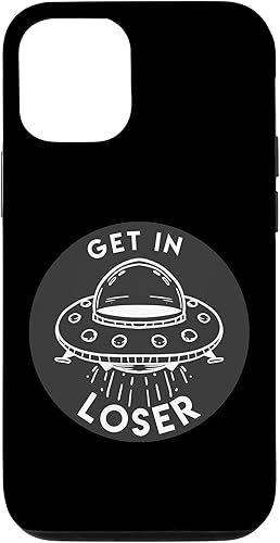 Funda de regalo para iPhone 13 Pro UFO Get in Loser Funny Alien Outer Space Galaxy