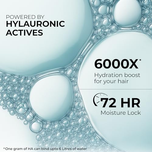 Image of Streax Professional Vitariche Gloss Shampoo with Hyaluronic Acid -300ml, Sulfate-Free Shampoo for Dry, Damaged & Frizzy Hair, Hydrating & Nourishing Shampoo with Hyaluron Molecules for Frizz Control, For All Hair Types
