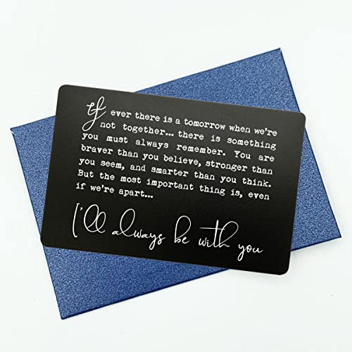 Inspirational Gift for Him, Motivational Gifts for Women, Best Friend, Always Remember You Are Braver Than You Think, Gift Idea, To Son, To Daughter, Wallet Insert Card (Black)3