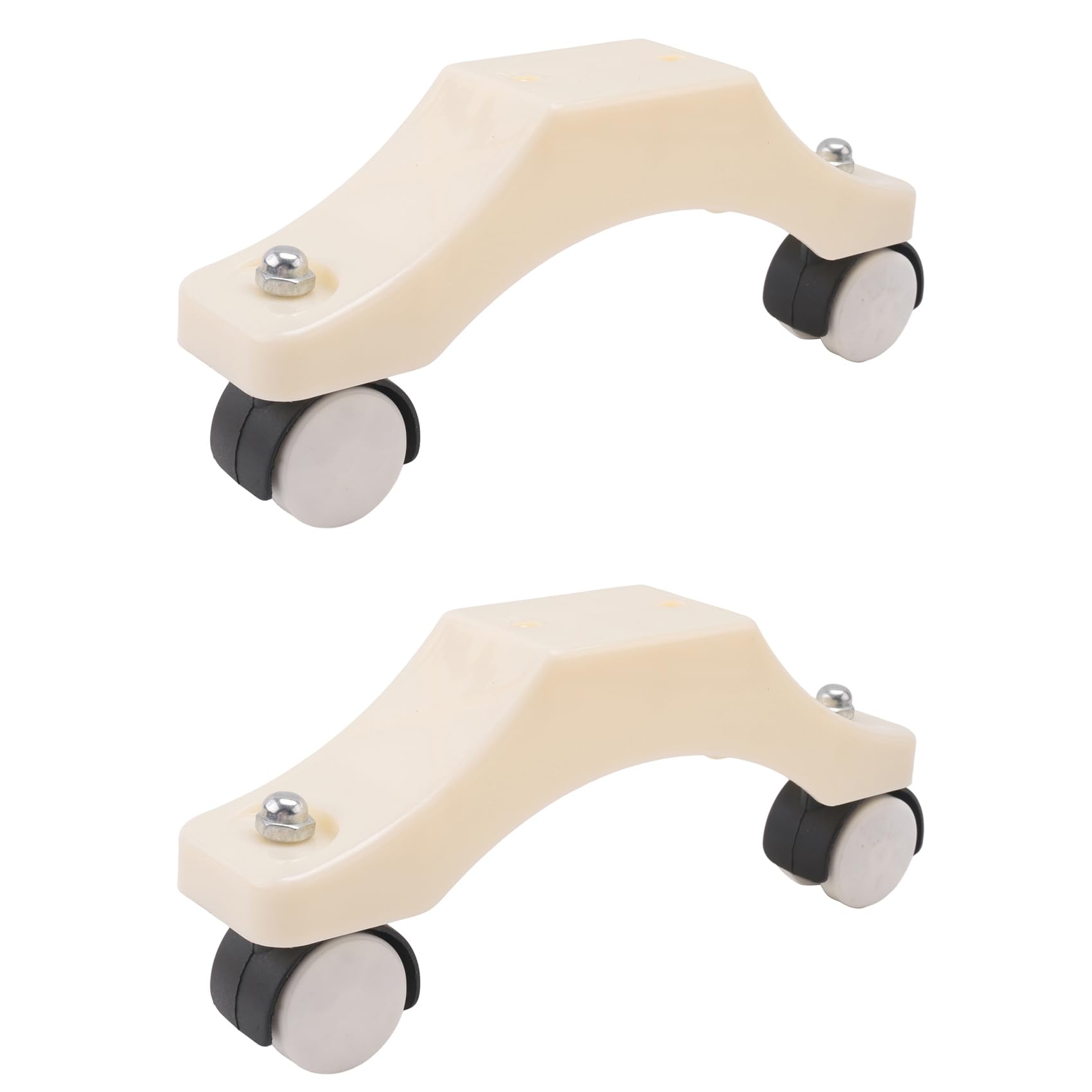 Vjsujehgy Electric Radiator U-Shaped Bracket Caster Electric Heater Foot Stand Adjustable Support with Wheels, Easy Movement