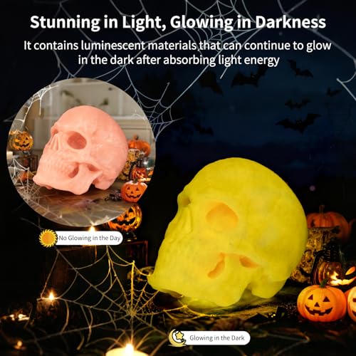 Image of IEMAI Orange Glow in The Dark PETG Filament 1.75mm 1KG, Luminous 3D Printer Filament Long-Lasting Glow & High-Brightness, Neat Wound and Easy Print, Accuracy + /-0.02mm