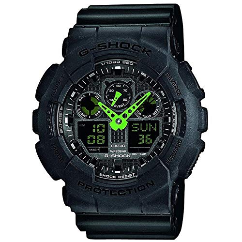 Preisvergleich Produktbild Casio G-Shock Herren Harz Uhrenarmband GA-100C-1A3ER