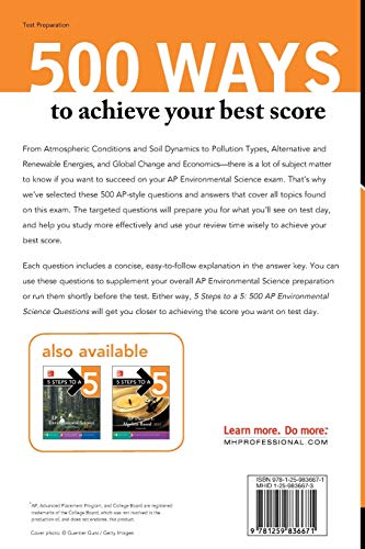 5 Steps to a 5: 500 AP Environmental Science Questions to Know by Test Day, Second Edition - Image 2