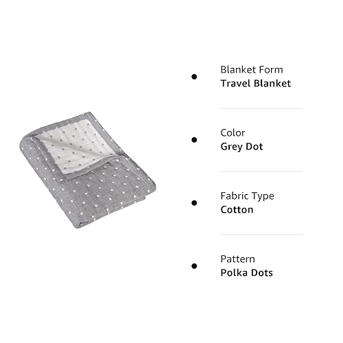 Miniatura 9 de NTBAY Manta de 3 capas para niños pequeños, manta de muselina de algodón jacquard para cama, manta térmica ligera para bebé, manta de cuna súper